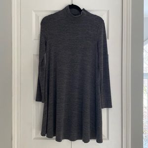Abercrombie swing dress with mock turtleneck